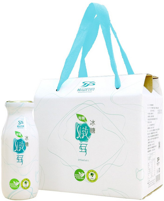 【植品良食】有機冰糖燉耳禮盒組6入x4盒(白木耳飲/雪耳/銀耳露), 24個, 195ml