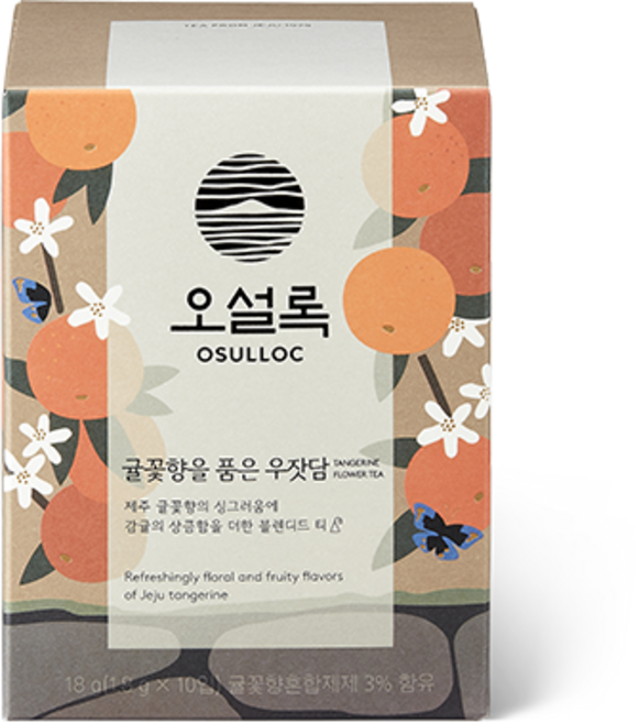 오설록 귤꽃향을 품은 우잣담 과실차, 1.8g, 10개입, 1개