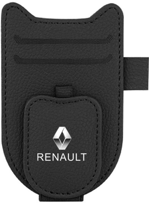 르노 그랑콜레오스 선글라스 안경 클립 홀더 카드 보관 필랑트 QM6 세닉 아르카나 악세사리 용품, 1개, 01 블랙