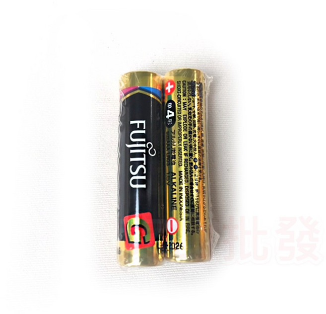 富士通4號鹼性電池 - 原裝進口 買就對 AAA四號乾電池, 1個, FUJITSU 4號鹼性電池