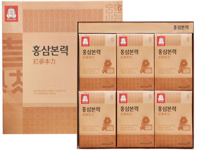 [정관장] 홍삼본력 40ml x 30 포 (15일분), 단품, 1개, 1.2L