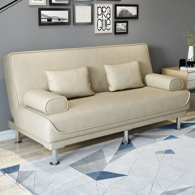 남쪽나무 소파베드 싱글, 베이지색-기술 직물, 1.8m