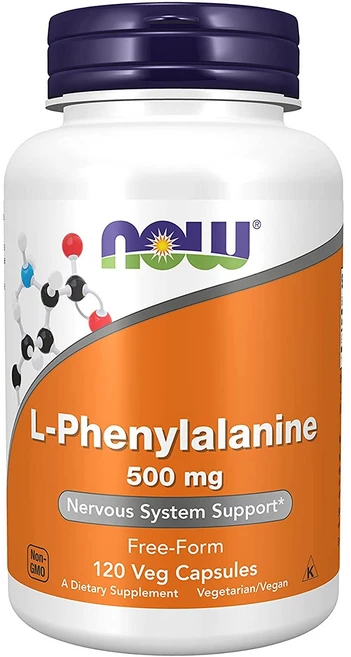나우푸드 L-페닐알라닌 500mg 베지 캡슐, 120정, 1개 - 쿠팡