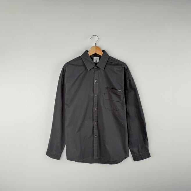 【OniWear】韓版透氣厚磅長袖休閒襯衫 潮流男裝