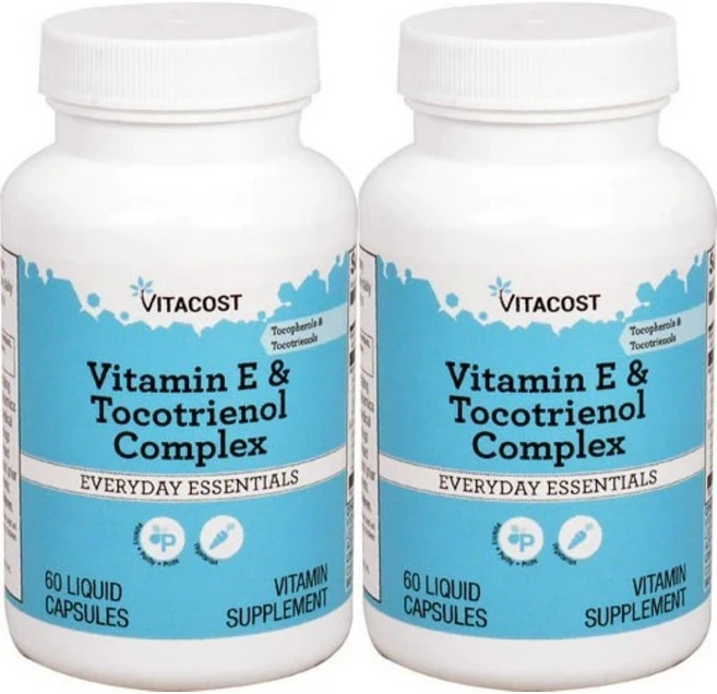 비타코스트 비타민 E 토코트리에놀 콤플렉스, 60정, 2팩, 60정 - 쿠팡