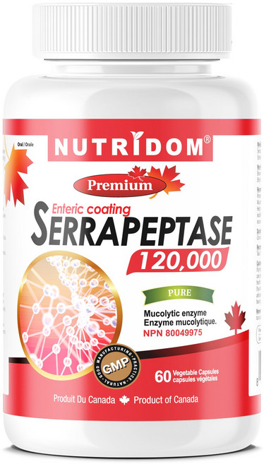 (뉴트리돔) 세라펩타제 120 000 60정 카포리아, 1개