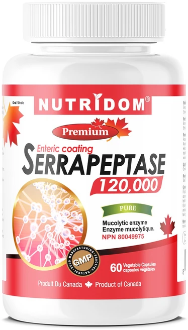 (뉴트리돔) 세라펩타제 120 000 60정 카포리아, 1개 - 쿠팡