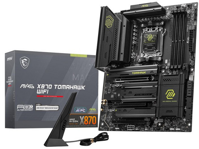 MSI MAG X870 TOMAHAWK WIFI X870 칩셋 탑재 ATX 마더보드 MB6590