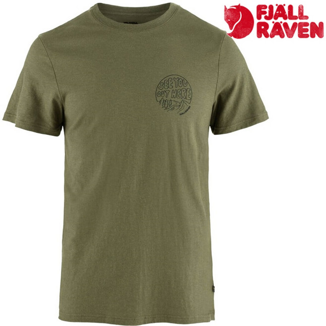 Fjällräven 北極狐 Hemp Blend Out Here 男款棉麻T恤