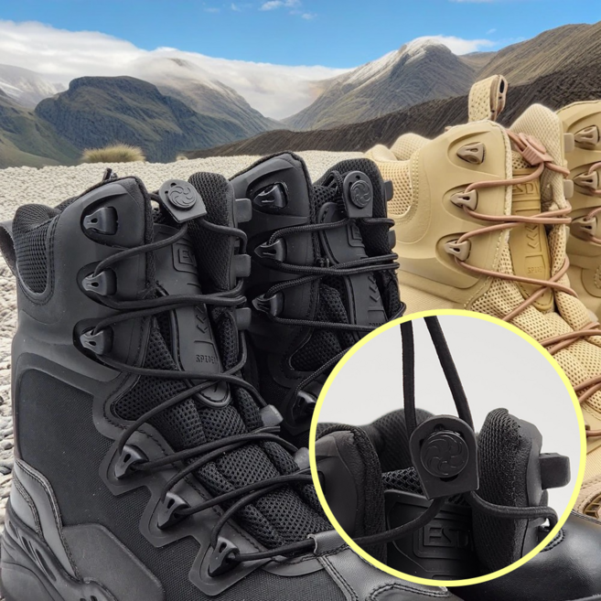 일상곁 군화 끈 고신축 전투화 조임이, 1세트, 갈색+일반