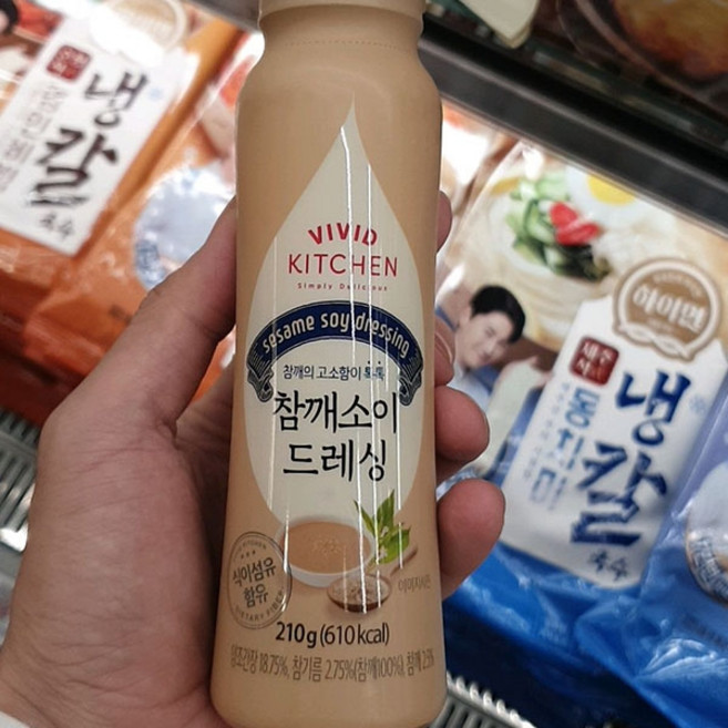 비비드키친 참깨소이 드레싱, 일반포장 동절기만, 1개, 210g