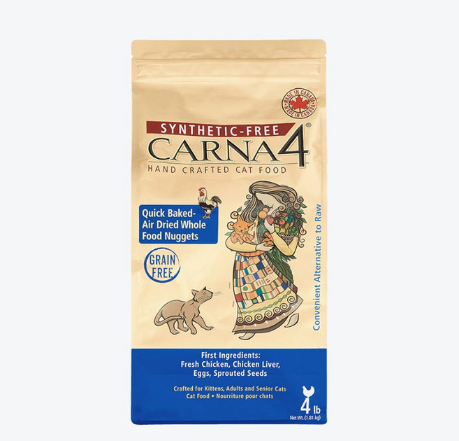카르나4 고양이 그레인프리 캣 치킨 건식사료, 닭, 1.81kg, 1개