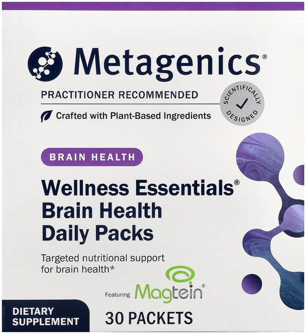 Metagenics Wellness Essentials® 두뇌 건강 데일리 팩 30팩 Metagenics (메타제닉스), Metagenics, Wellness Essential - 쿠팡