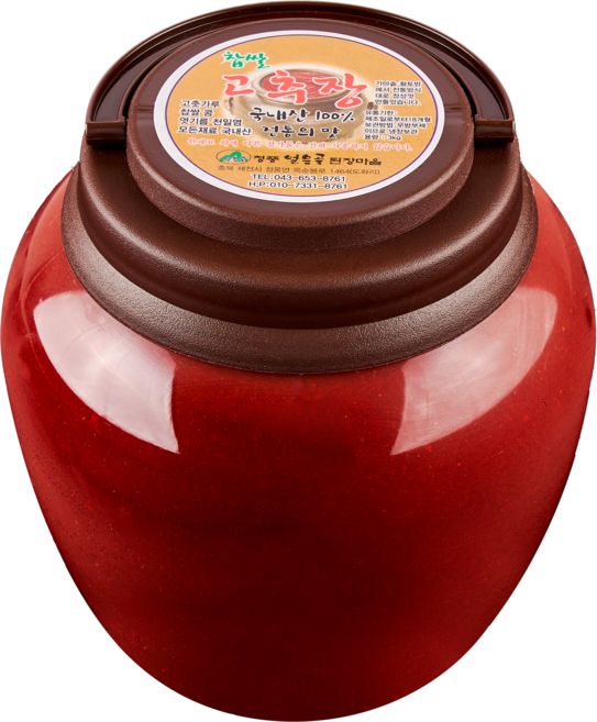 100% 국내산 태양초 찹쌀고추장 재래식 맛있는 고추장 청풍얼음골된장마을, 3kg, 1개