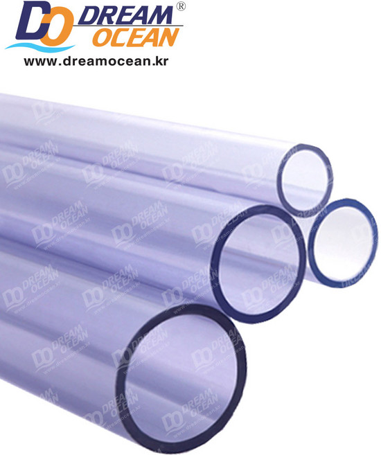 sanking 산킹 투명 아크릴 파이프 컬러 2M (20mm 25mm 32mm 40mm) 배관 자재 부속 용품 모음 수족관배관 PVC 체크밸브 게이트밸브 벌크헤드 드레인 호스, 1개