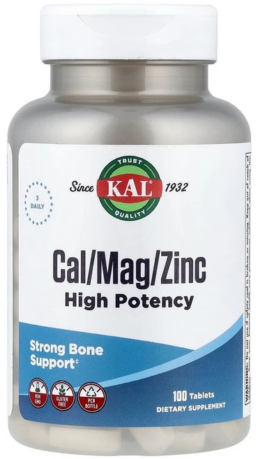 KAL Cal Mag 아연 하이포텐시 100정, 2개 - 쿠팡