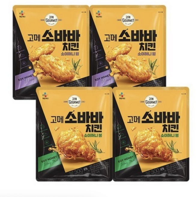 고메 소바바치킨 4봉(봉2+윙2)