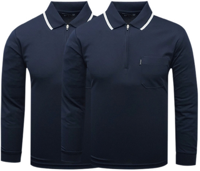 1+1 나인앤나인 기능성 쿨론 지퍼 카라 긴팔티셔츠 (S~3XL)