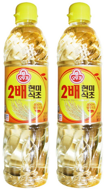 오뚜기 2배 현미식초 900ml 2개