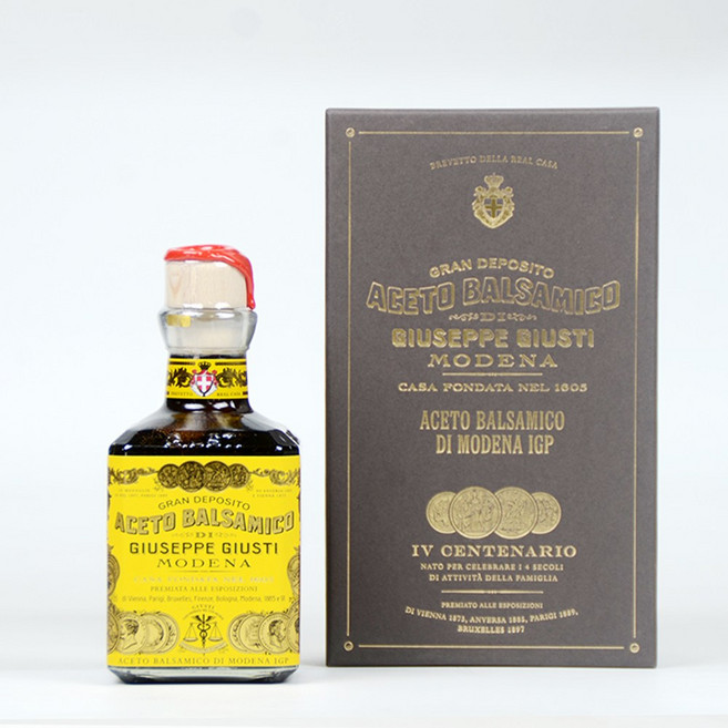 주세페주스티 발사믹 식초 4메달 콰트로 첸테나리오 250ml, 1개