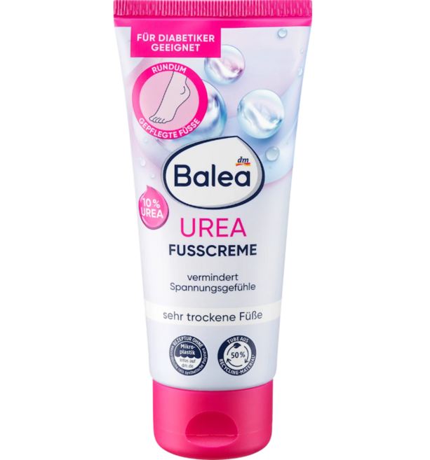 Balea尿素護足霜 深層滋潤乾燥肌膚 舒緩緊繃感, 1件, 100ml, 1入
