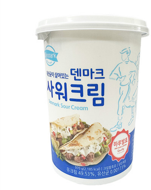 제이케이푸드 동원 덴마크 사워크림 970g 드레싱 소스 사우어크림, 1개