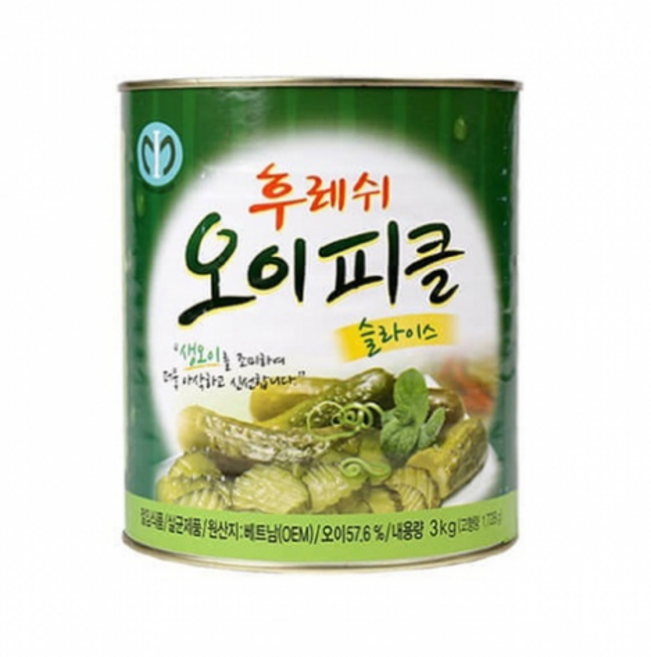 일미 슬라이스 오이피클, 27개, 3kg
