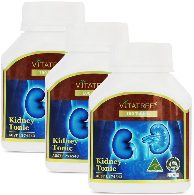 V-Tree 동충하초 파슬리 오미자 실리카 쇠뜨기 주니퍼베리 쐐기풀 영양 정제, 3세트, 100회분