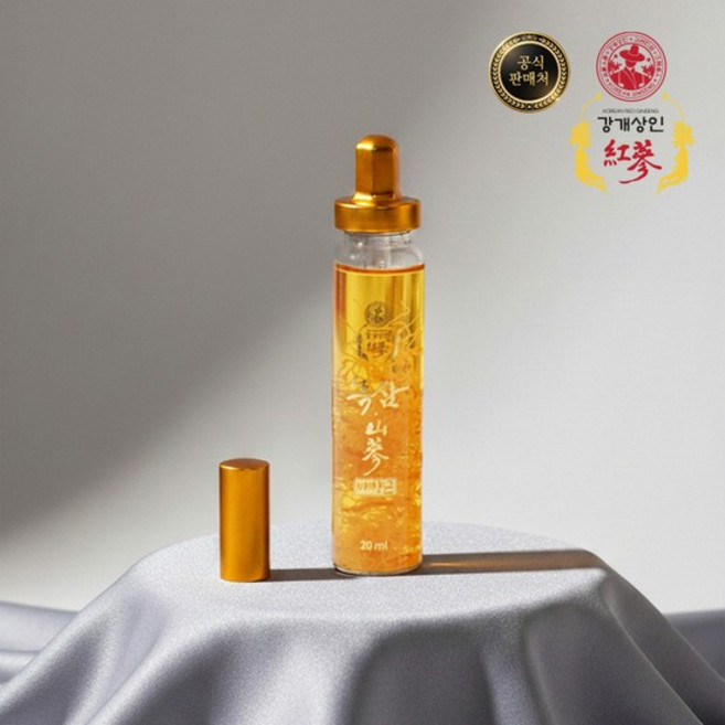 강개상인 흑삼 산삼배양근(20ml x 20입) 앰플형 감사한 분께 선물하세요, 1