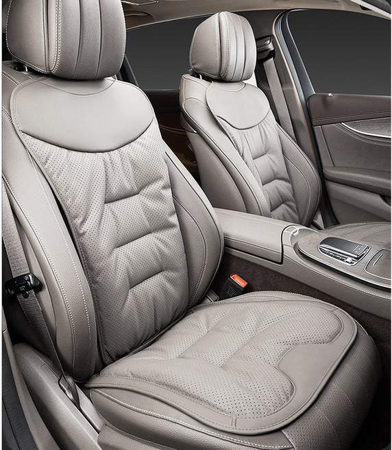 QM3 QM6 QM5 앞좌석시트 공용 통풍 시트 보호 풀커버 가죽커버 고급 가죽 방석II, (A)비보스앞시트-코튼베이지, 1개