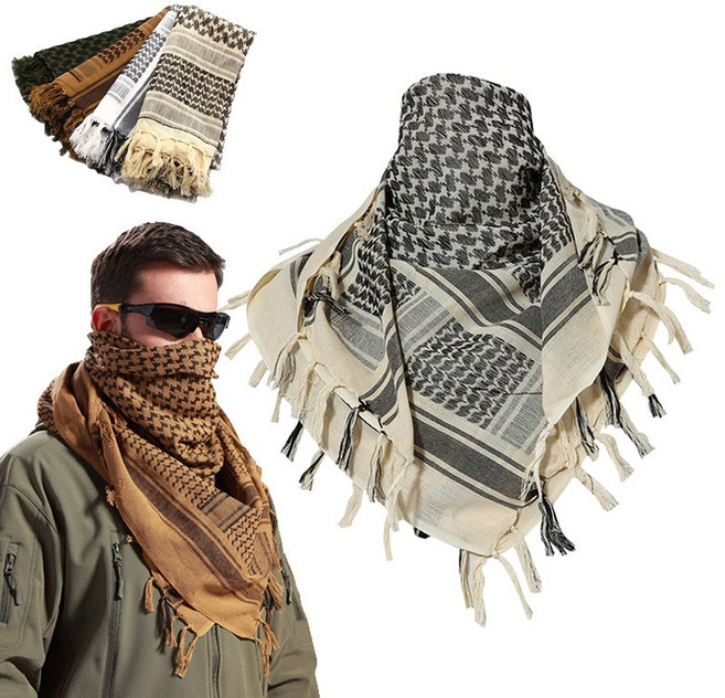 쉬마그 쉐마그 사막 사각 택티컬 밀리터리 전술 마름모 데저트 스카프, 베이지, 1개