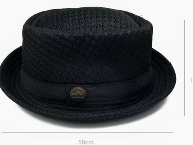 슬로우케어 중년 남성 중절모 멋진중절모 여름중절모 바람 숭숭