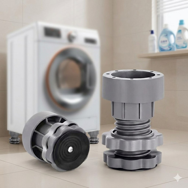 이온브 흔들림제로 다용도 높이조절 4개, 1세트, 세탁기 받침대