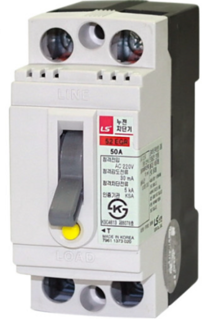 LS산전 52EGR 40A 50A 누전차단기, 단품, 1개
