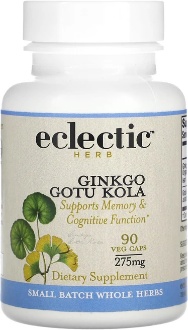 몸관리하세요 겨울입니다 Eclectic Herb 징코 고투콜라 275mg 베지 캡슐 90정 특별관리진행, EclecticHerb징코고투콜라275mg베지캡슐90정, 1개 - 쿠팡