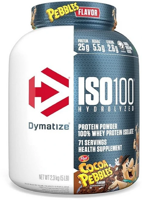 DYMAT 매트IZE DyMAT 매트ize ISO100 가수분해 단백질 파우더 코코아 페블 5파운드, 1개, 2.3kg - 쿠팡