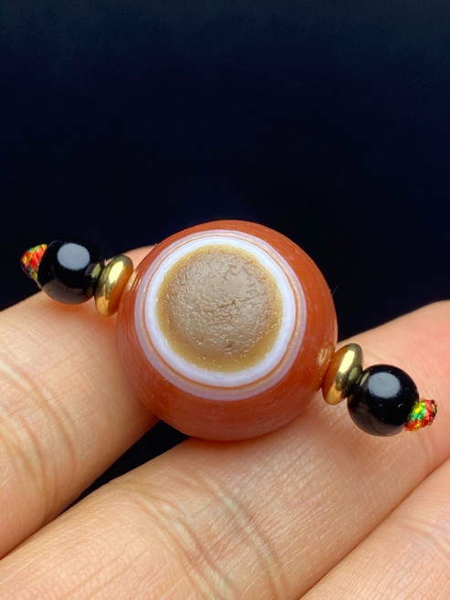 天珠 圓珠 配珠 掛件 尺寸20mm, 如圖所示, 1個