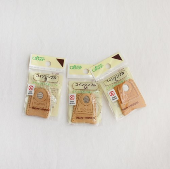 릴리패브릭 [크로바]가죽코인골무(3사이즈), S, 1개