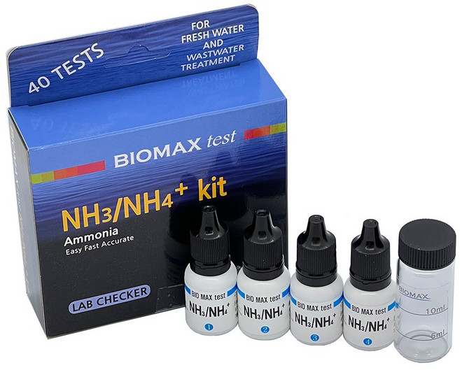 AQUAPMO 암모니아 테스트 시약 키트, 1개