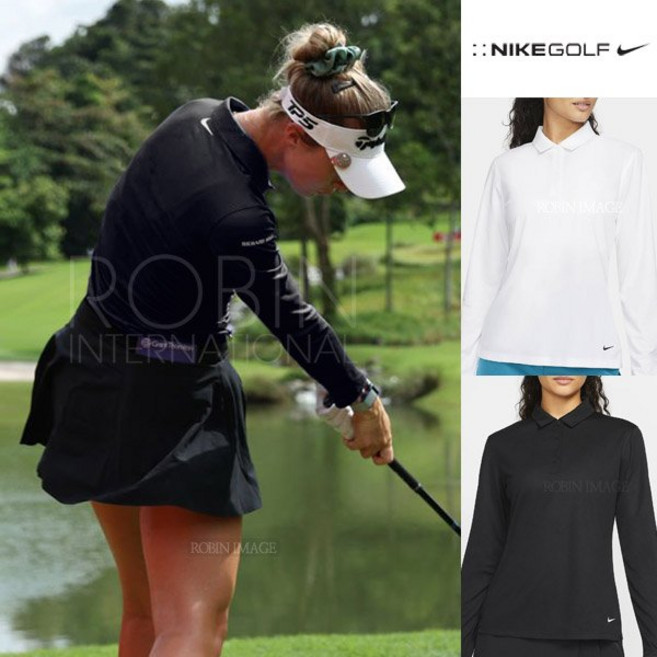 [국내매장판] 나이키골프 나이키 여성 골프웨어 드라이핏 빅토리 긴팔폴로 171582