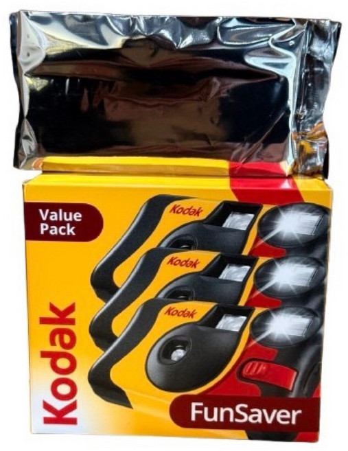 Kodak FunSaver 27張/39張 一次性傻瓜相機, 新版funsaver27張拆盒1入銀包裝, 1個