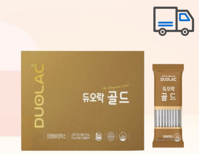 [약국판매제품] 듀오락 골드 프로바이오틱스 10포 1개, 듀오락 골드 유산균 프로바이오틱스 2.5gx130포 6, 6개