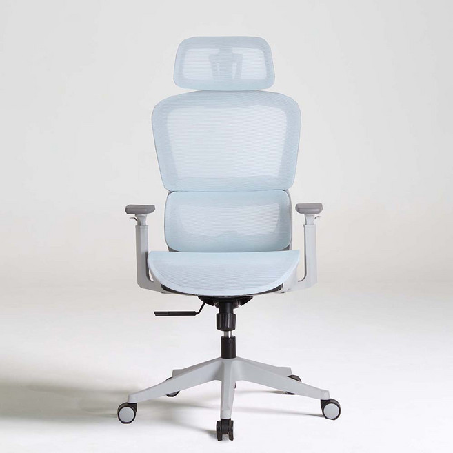 코스체어 메쉬 게이밍 컴퓨터 침대형 사무용 리클라이너 중역 사무실 의자, 블루 기본형