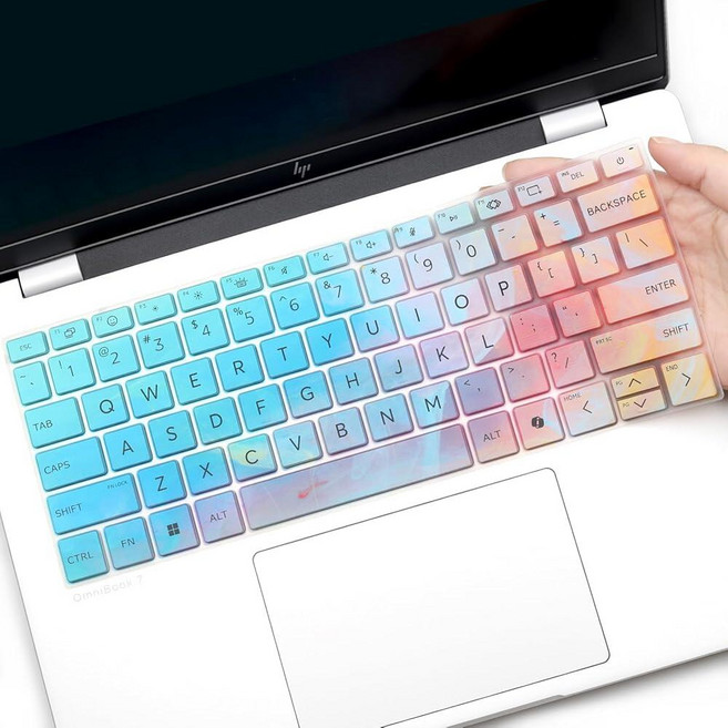키보드 커버 14인치 HP OmniBook Ultra 14-fh 14-fd/OmniBook 3 14-hu 14-hy 14-hw 시리즈 14t-fh000 14-fh0047nr 1, Colorful
