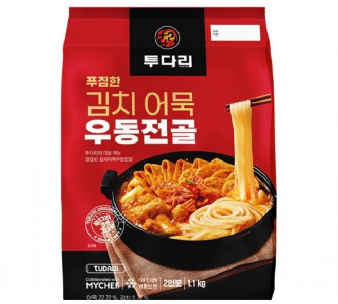 투다리김치어묵우동전골 마이셰프 1.1kg, 1개