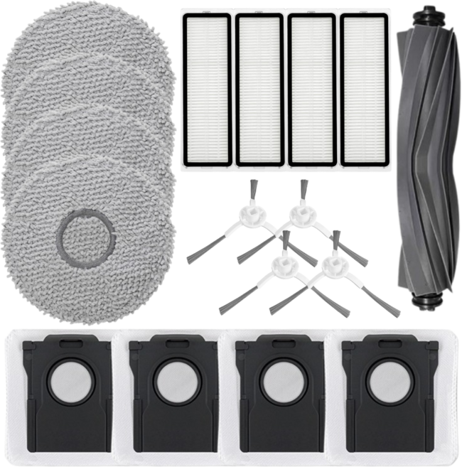 비브랜드 드리미 Dreame L10s plus 플러스 로봇청소기 물걸레 먼지봉투 필터 브러쉬 용품 호환 부품, 1세트, 소모품