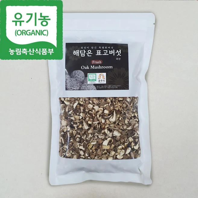 [해담은농장] 국산 유기농 건표고버섯 쌀100g, 1개, 유기농 건표고 쌀 100g - 쿠팡