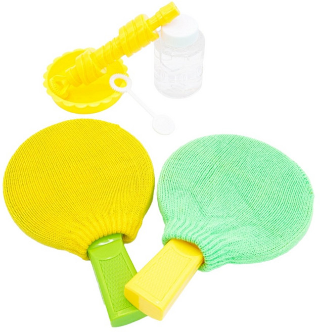 비눗방울 탁구 핑퐁 버블 실내용 비누방울 장갑, 1개