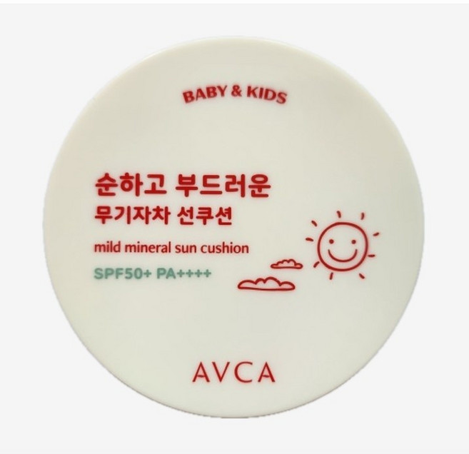 아브카 베이비 앤 키즈 저자극 무기자차 선쿠션 SPF50+ PA++++, 5개