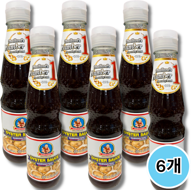 태국 헬씨보이 오이스터 진한 굴소스 370g, 6개